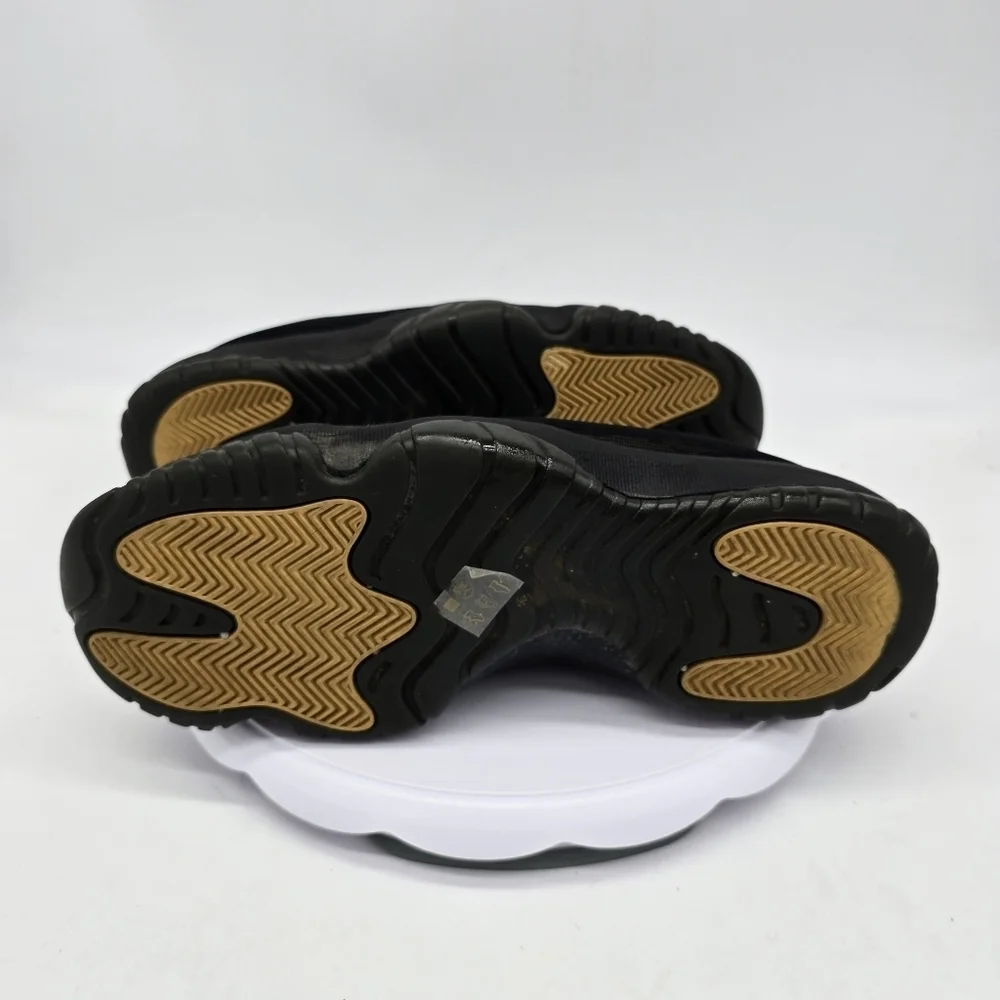 Air Jordan Shoes Men's 11.5 Future Black Metallic Gold Tiger Camo 656503-035